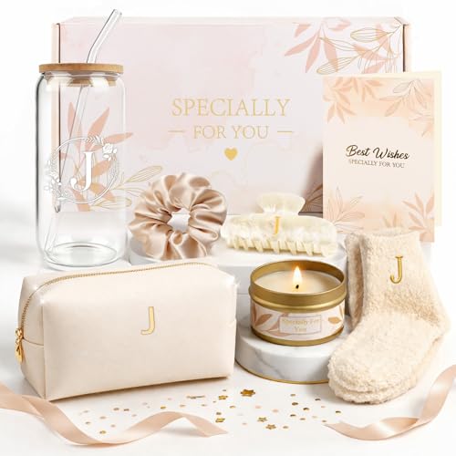 J Personalized Gifts for Women - Initial Cute Hair Clips