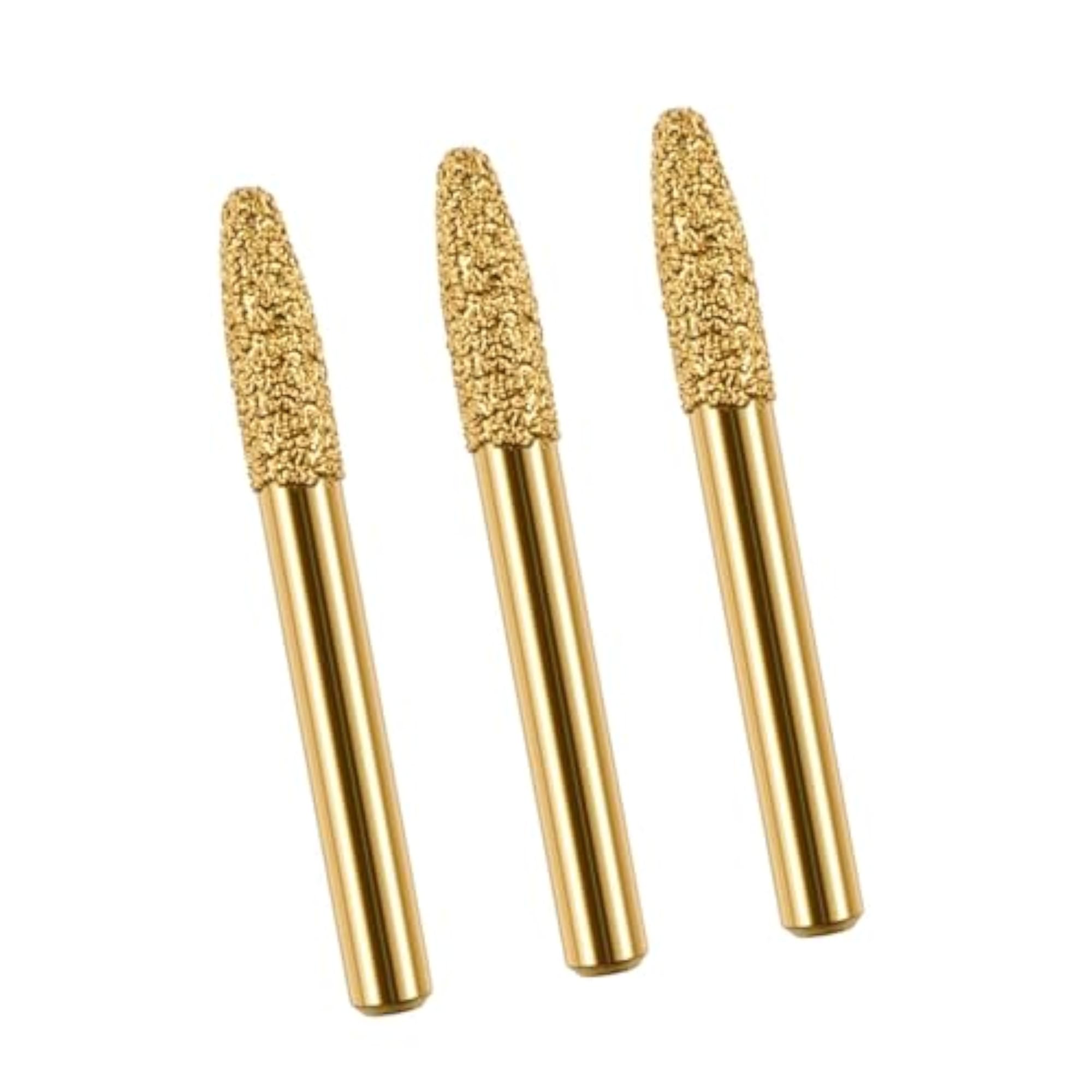 3 Pieces Grinding Wheels Bits for Carving Metal Engraving, 6mm