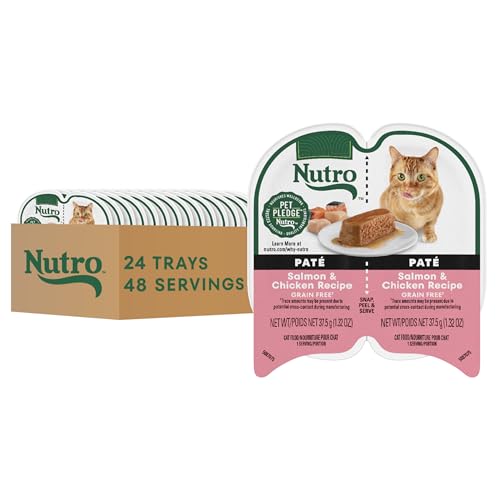 Image of Nutro Perfect Portions Pate Wet Cat Food, Salmon & Chicken, 2.6 oz, 24 ct