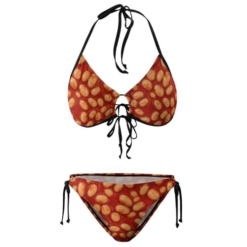 Women Plus Size Two Piece Bathing Suits Top with Bottom Bikini Set Sexy Swimwear for Party Cruise Beach4