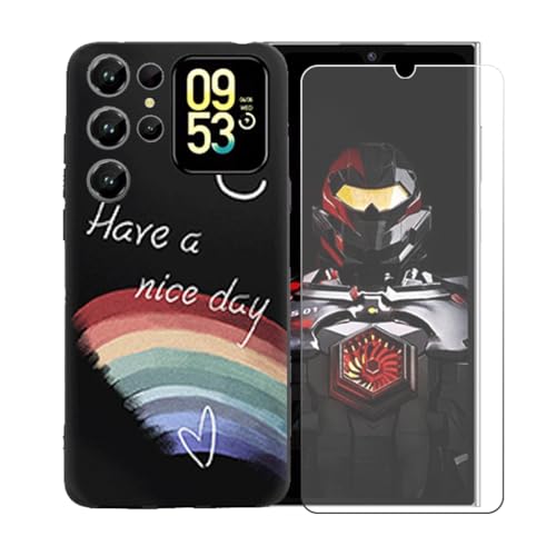 CongJiaLingXi�P�[�X�K�p �� Oukitel C62 GT (6.88") �K�p �� �d�����ꂽ�K���X�X�N���[���v���e�N�^�[�A�_�炩���V���R�[���V�F���o���p�[�h�Ռ�TPU�ی�J�o�[�������,LLM44