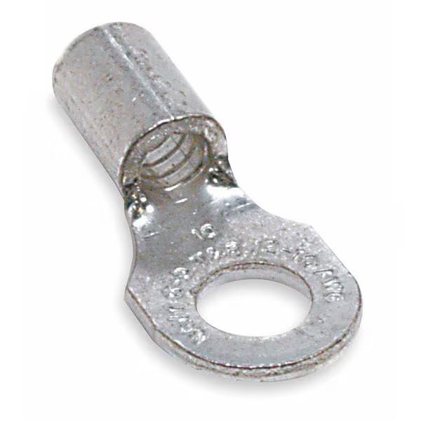 12-10 AWG Non-Insulated Ring Terminal 3/8