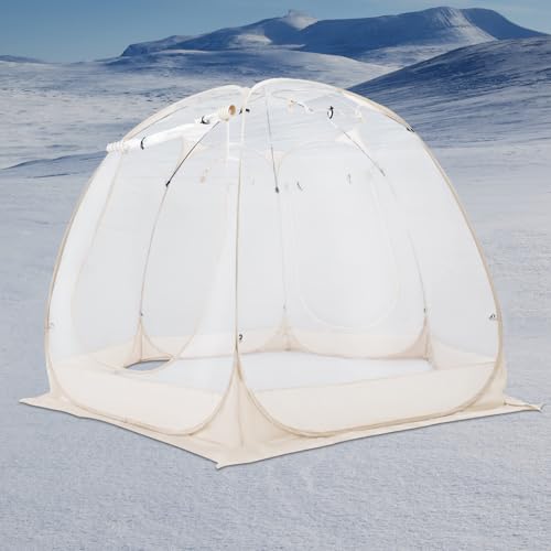 Carpa Transparente para Camping, 3 Personas, PVC y Fibra de Vidrio miniatura 6