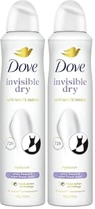 Dove Advanced Care Invisible Dry 72h Antiperspirant Deodorant 250 mL (Pack of 2)
