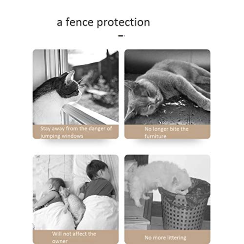 Barrière escalier chien sans perçage avec coupelles de protection murale intégrées - 7
