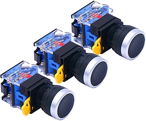 Interrupteur de commande 22mm pour tableau électrique d'atelier SCHIK LA38-11BN-G - 3