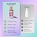 Blossom Non Toxic Nail Polish Remover Non Acetone, All Natural Scented, Vegan, Acetone Free Nail Polish Remover, Organic Plant-Based, Infused with Real Flowers, Made in USA, 2oz, Lavender