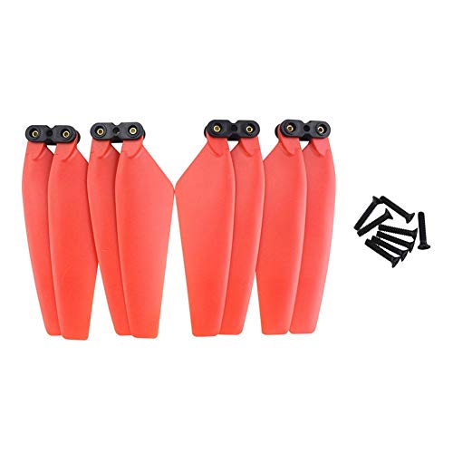 SUPERLOVE 4 PCS Hélice pour MJX Bugs 4 W B4W EX3 D88 HS550 Quadricoptère Pliant Avion Lame Photographie Aérienne Brushless Drone Accessoires