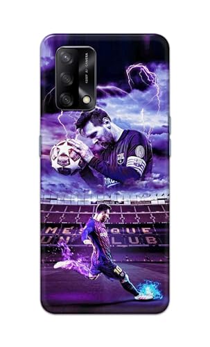 Image of Printed Hard Back Cover Case for Oppo F19 | Oppo F19s | Oppo A74 4G Back Cover (Famous Football Player) -1111