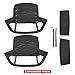 A-Premium Black Convertible Soft Top with Clear Plastic Window Compatible with Mercedes-Benz R107 Series 380SL 1981-1985 450SL 1975-1980 560SL 1986-1989