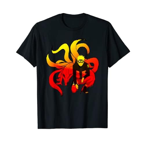 Naruto Shippuden Naruto y 9 colas Camiseta