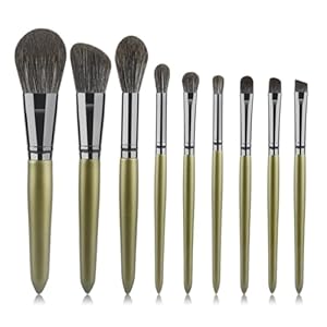 9 Pcsof Makeup Brushes Eye Shadow Brush Foundation Make-up Brush Brush Eyeliner Brush Beauty Tools