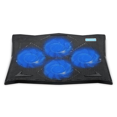 Base de enfriamiento para laptop con ventilador silencioso ajustable miniatura 1