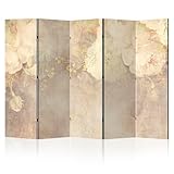 LUMASOUL Biombo Separador de Ambientes Doble Cara - Separadores Ambientes - Flores Motivo - Biombos 225 x 172 cm