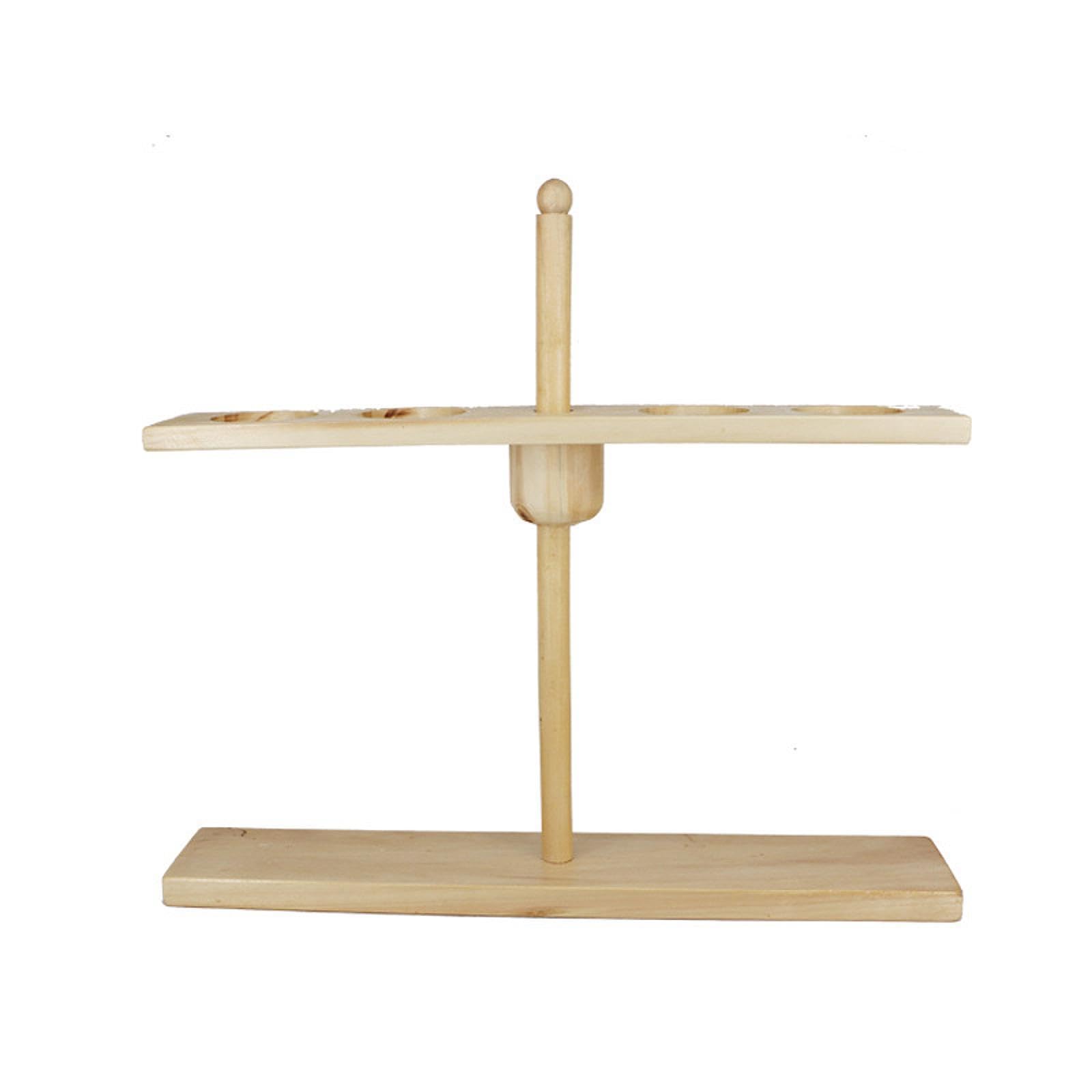 Milageto Funnel Holder Chemistry Lab Tool Multifunctional with Base Removable Easy to Install Practical Funnel Support Separator Rack, 4 Holes