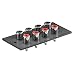 Produktbild BestPlug 4 Kanal RCA Audio Einbaubuchse Terminal 8 L-R Cinch Buchse Kupplung weiblich, Schwarz