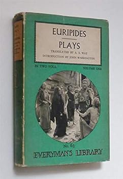 Hardcover Euripides: Plays (Volume 1) (Everyman's Library, no. 63) Book