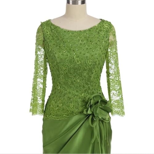 Yuxin Elegant Lace Mother of The Bride Dresses Long Sleeves Beading Formal Evening Party Gowns Plus Size4