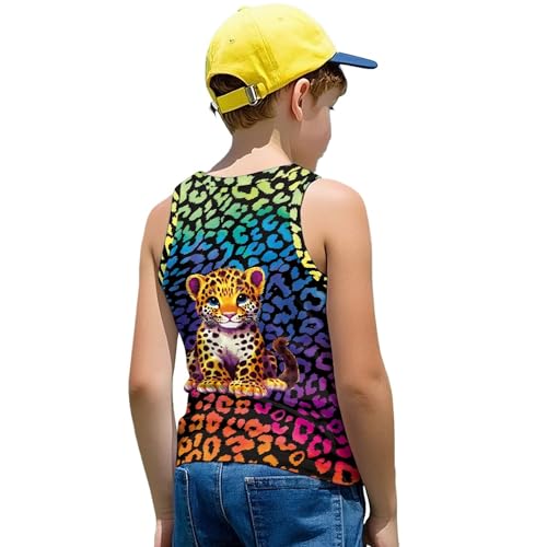Hawapod Toddler Top Kids Thanksgiving Gifts Outfit Soft Casual For Vacation Lightweight Undershirts Boy Sleeveless Tee4