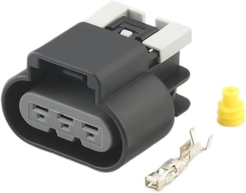 2Set Automotive Connector DJ7035D-2.8-11/21 Male Or Female 15326623/15326614 Compatible With Car Harness Connectors 3Pin With Terminal(Dark Grey-2Sets)