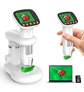 Microscope IMICHI Microscope for Kids Screen 1000X Large Magnification Clear Image Unique...