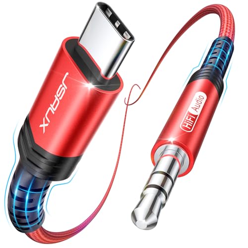 JSAUX USB C to 3.5mm Audio Aux Jack Cable for...