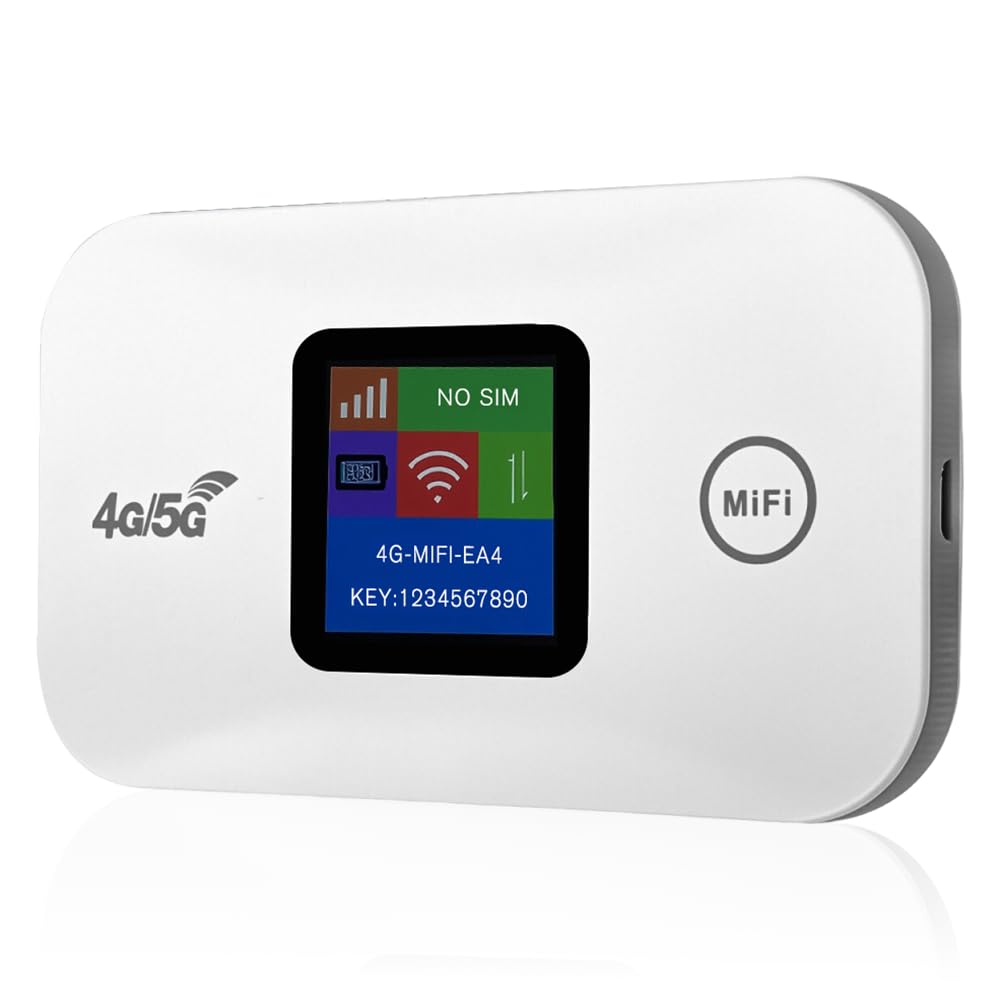 Hotspot Mobile WiFi 4G LTE, Router Hotspot Mobile 4G desbloqueado con ranura para tarjeta SIM 4G LTE Router WiFi Router Internet Mobile LTE hasta 150 Mbps Conecta hasta 10 dispositivos