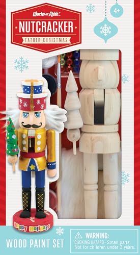 Works of Ahhh... Holiday Craft Kit - Nutcracker Father Christmas