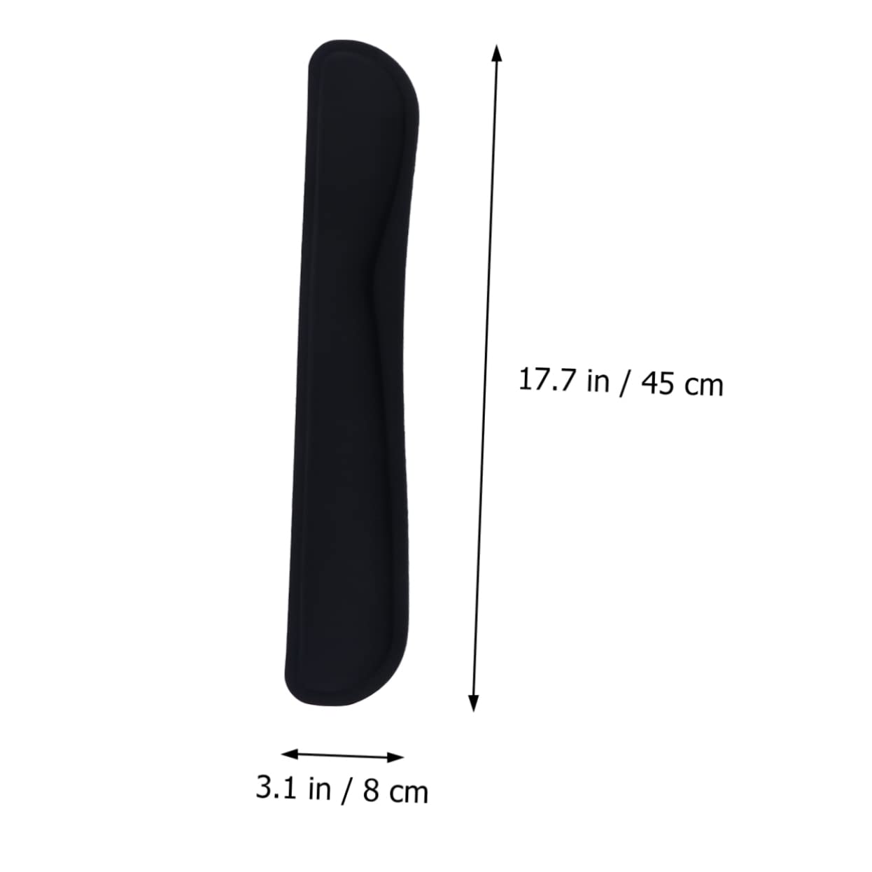 Lurrose Lot De 2 Tapis De Souris Et Repose-poignets En Mousse À Mémoire De Forme Design Ergonomique Noir Pour La Maison Et Le Bureau