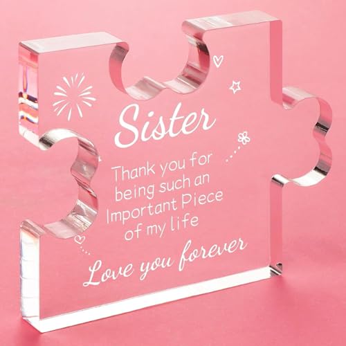 Image of Heart shaped plaque gift (Sister)