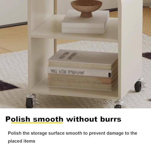 Mesa minimalista con borde anticaidas JATIBOSH para terraza y dormitorio 5