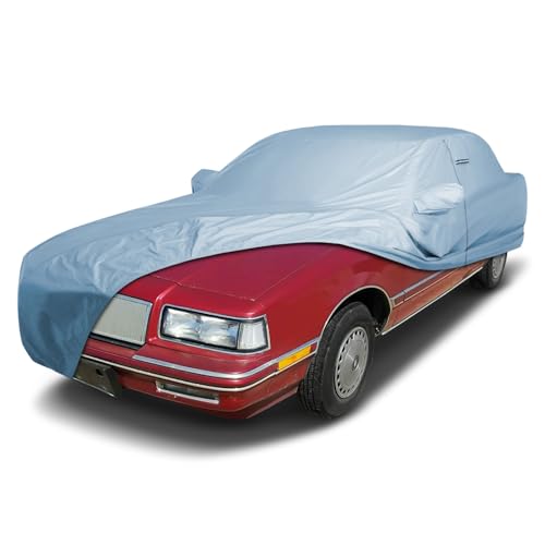 Image of iCarCover Premium Car Cover for 1986-1991 Buick Skylark Heavy Duty Waterproof All-Weather Automobiles Custom Fit Indoor Outdoor UV Snow Protection Covers with Straps and Bag