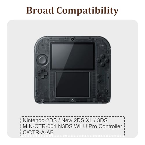Reservebatterij CTR-003 compatibel met Nintendo-2DS / New 2DS XL / 3DS CTR-001 MIN-CTR-001 N3DS Wii U Pro Controller C/CTR-A-AB - Afbeelding 6