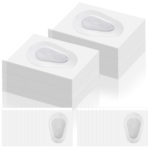 Image of Panitay 40 Pcs Adhesive Eye Patches for Adults,3.3 X 2.3 Inch,White