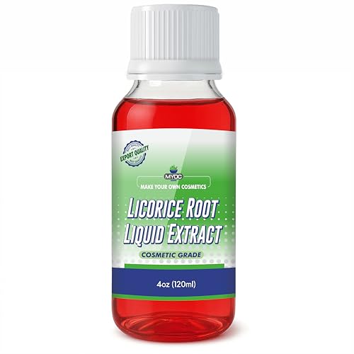 MYOC Licorice Root (Mulethi) Liquid Extract | Cosmetic Grade Botanical Ingredient | Non-Edible | Herbal Extract for DIY Skincare