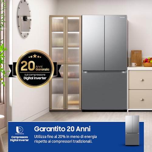 Samsung Frigorifero 3 Porte Ai RF50C510ES9/EF, Wifi+Ai Energy Mode, Twin Cooling Plus, 496 L, Lxaxp: 81,7 X 177,6 X 71,5 Cm, Metal Inox - 7
