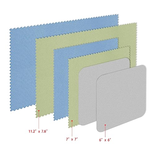 Bilymate Multi-Purpose Microfiber Eyeglass & Lens & Screen & Glass & Camera & Tv Cleaning Cloths And Laptop Screen Wipe Cloth,No Fog Clean Cloth - 6Packs, Assorted Colors #TOP1