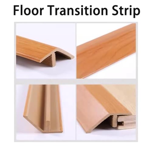 Bande de transition de sol contre les dénivelés dangereux chêne blanc 4pcs