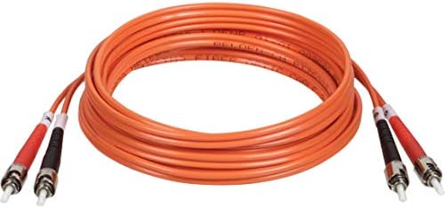 Tripp Lite Duplex Multimode 62.5/125 Fiber Patch Cable (ST/ST), 30M (100-ft.)(N302-30M) , Orange