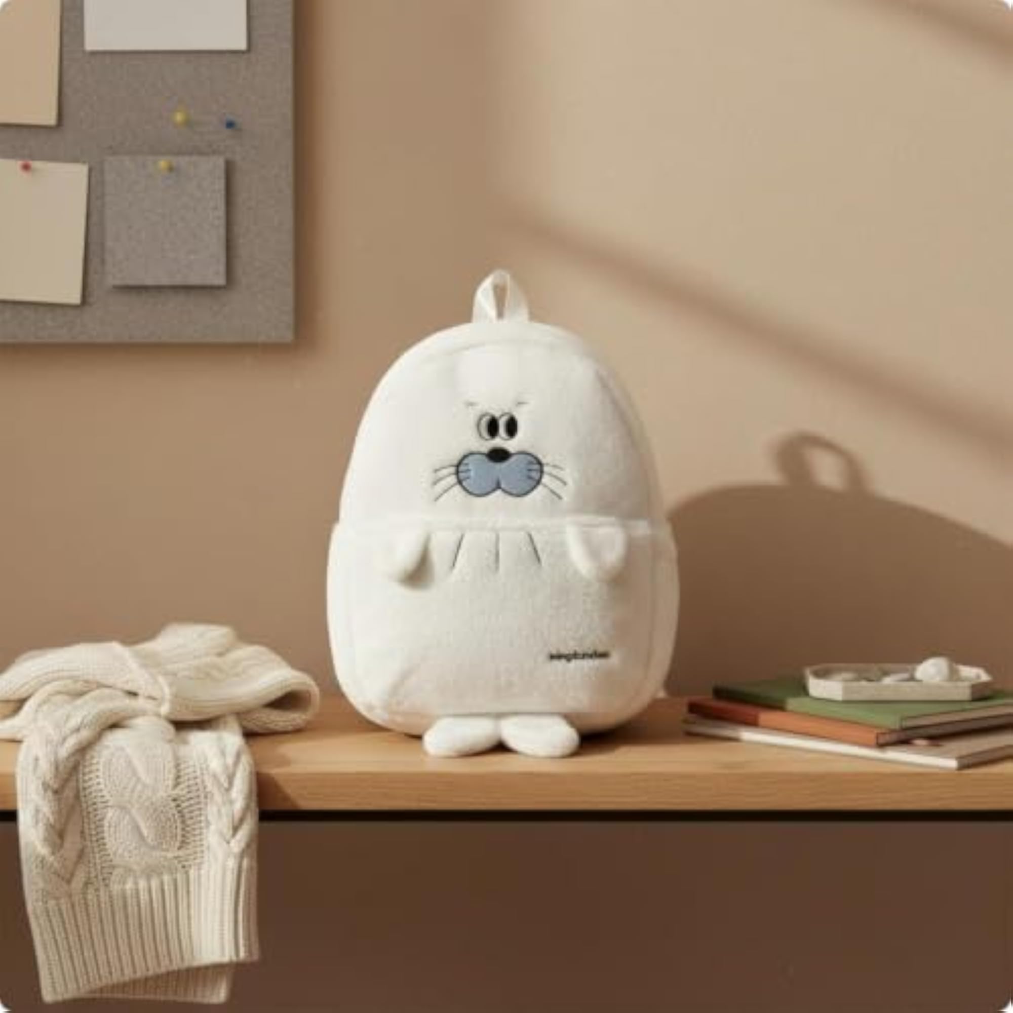 Seal Soft Backpack, Gentle Cartoon Animal Design