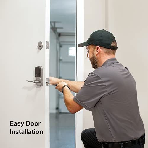 Image of Yale | LiftMaster Smart Lock with Touchscreen Deadbolt - Works with myQ App & Key by Amazon in-Garage Delivery when paired with Smart Garage Hub (sold separately), Oil Rubbed Bronze