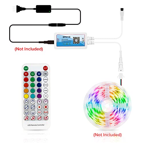 Controlador LED Bluetooth SEZO WS2812B SP611E 600 pixeles miniatura 4