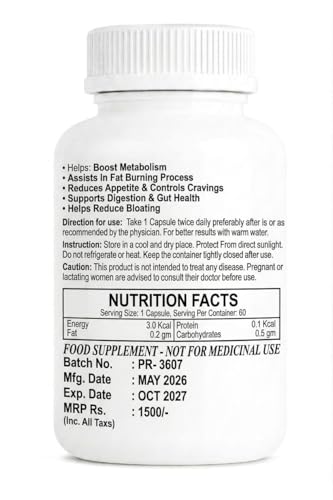 Image of Keto Advance 800mg Capsules for Weight Management | 120 Capsules | Metabolic Function Support | Appetite Management | Energy Support | Herbal Wellness Supplement