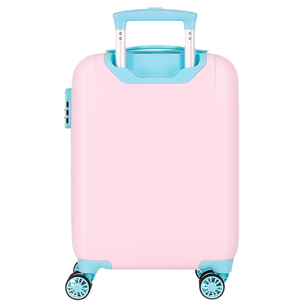Joumma Disney Stitch walizka kabinowa różowa 33 x 50 x 20 cm sztywna 2 kg zamek szyfrowy z boku ABS 2 kg 33 l bagaż podręczny, Różowy kolor, Talla única, walizka kabinowa