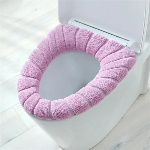 Accesorios calentadores de baño con alfombrilla para inodoro gris 5