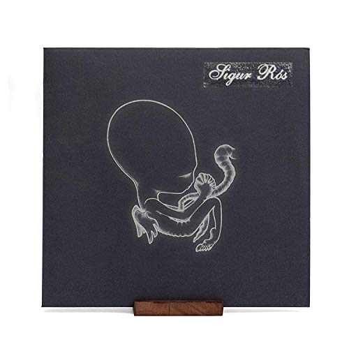 Kaiu Premium Vinyl Record Stand - Showcase Your Now Playing Album Cover - Minimalistic & Elegant Holder Design- Compatible With All Cds & Lps - Vintage Brown #TOP2