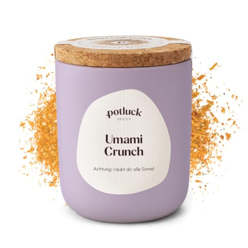 Potluck | Umami Crunch | Würzmischung im Keramiktopf | 75 g | Vegan, glutenfrei und mit...