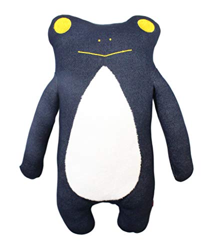 シナダ フモフモさん デニム けろーにょ (L) 15×7×35cm ぬいぐるみ グッズ アニマル 雑貨 FMDE-0168K
