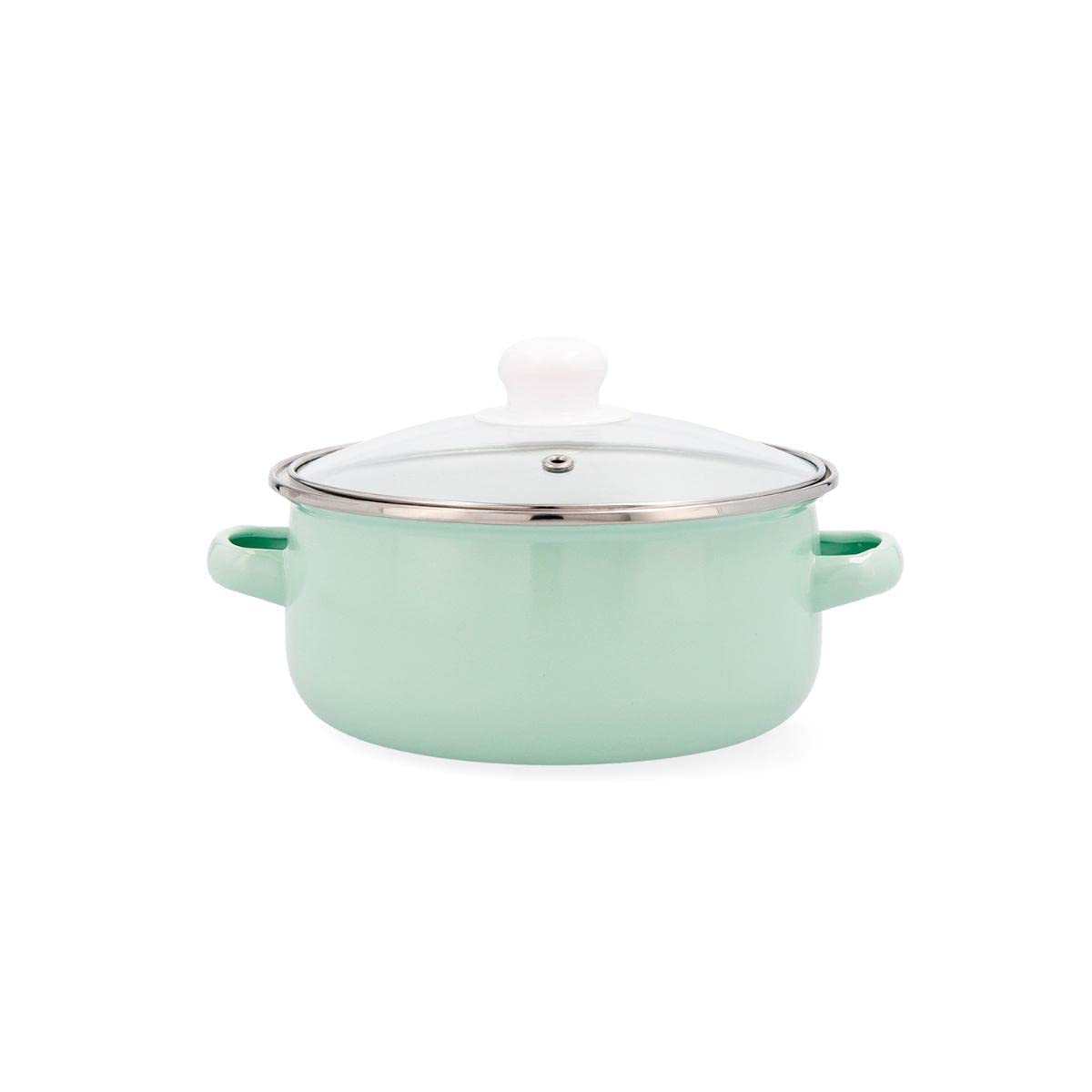 Quid Cocco Casserole Enamelled Steel Suitable for Ceramic Suitable Electric Non-Stick