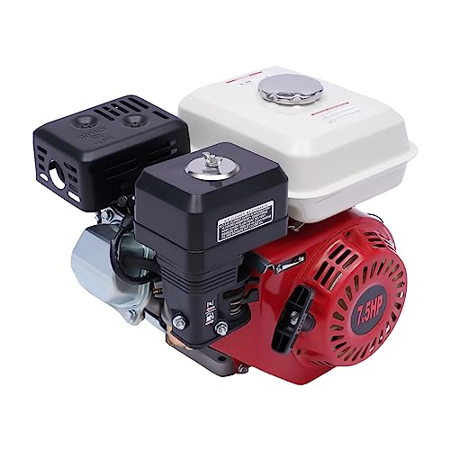 Moteur à essence 4 temps 7,5 CV 212 CC avec moteur à essence 3600 tr/min pour karts, compresseurs, creuses, générateurs, nettoyeurs haute pression,...